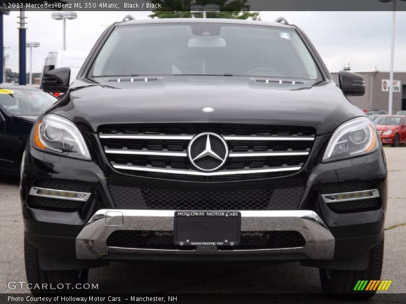 Black / Black 2013 Mercedes-Benz ML 350 4Matic