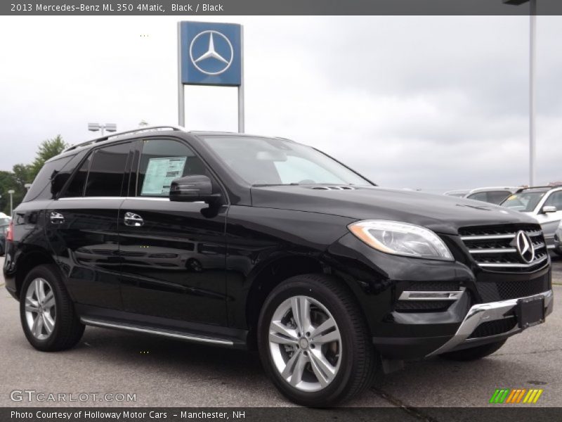 Black / Black 2013 Mercedes-Benz ML 350 4Matic