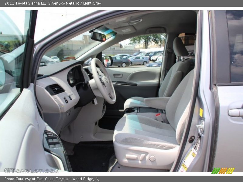 Silver Sky Metallic / Light Gray 2011 Toyota Sienna LE