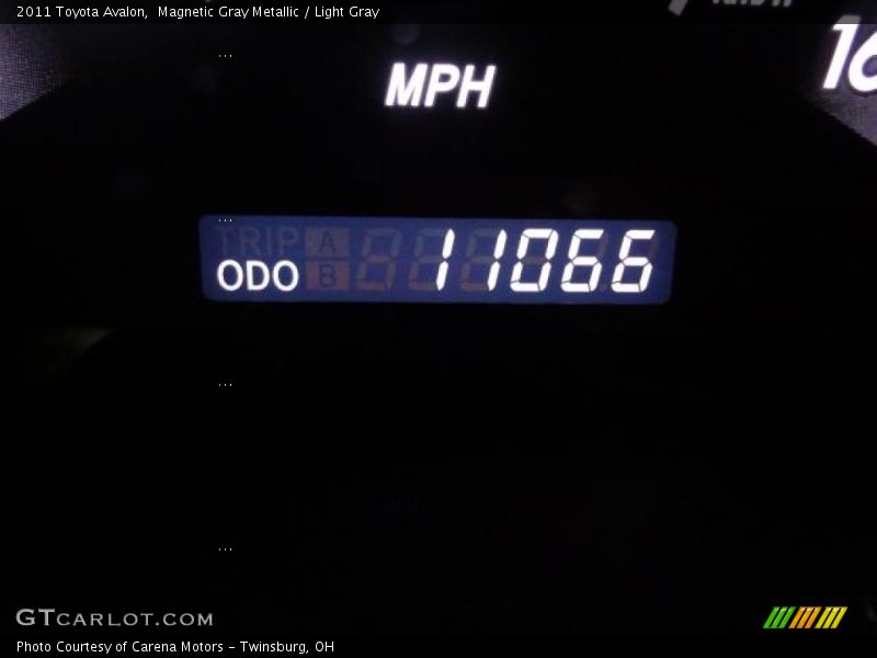 Magnetic Gray Metallic / Light Gray 2011 Toyota Avalon