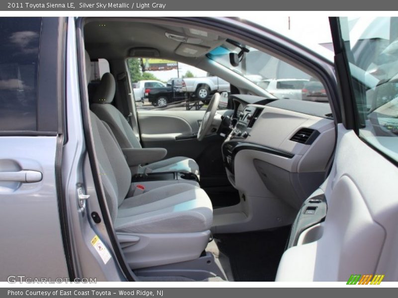 Silver Sky Metallic / Light Gray 2011 Toyota Sienna LE