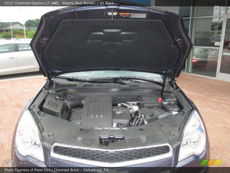 Atlantis Blue Metallic / Jet Black 2013 Chevrolet Equinox LT AWD