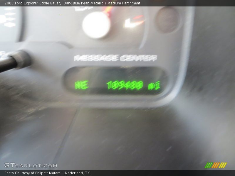 Dark Blue Pearl Metallic / Medium Parchment 2005 Ford Explorer Eddie Bauer