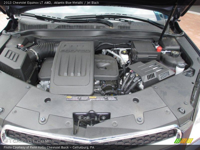Atlantis Blue Metallic / Jet Black 2013 Chevrolet Equinox LT AWD
