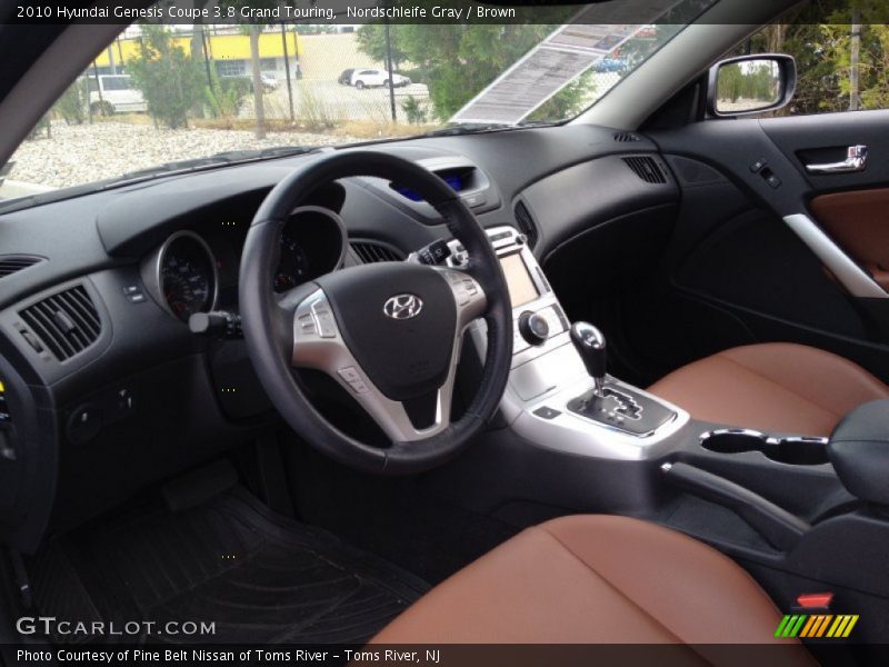 Nordschleife Gray / Brown 2010 Hyundai Genesis Coupe 3.8 Grand Touring