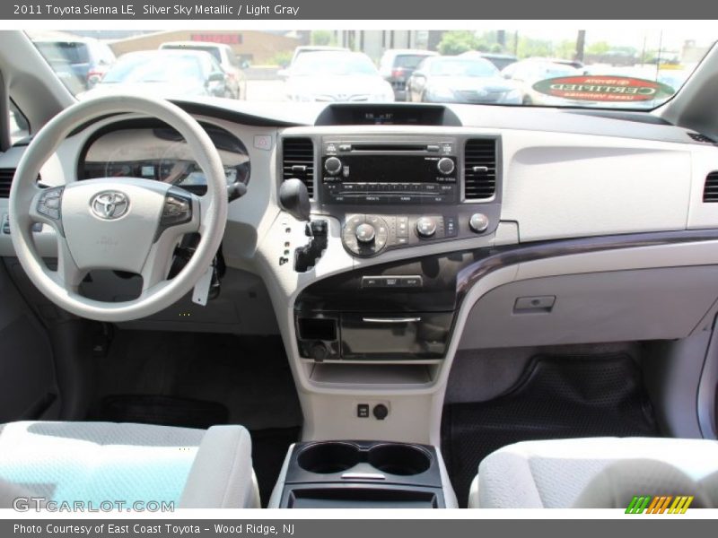 Silver Sky Metallic / Light Gray 2011 Toyota Sienna LE