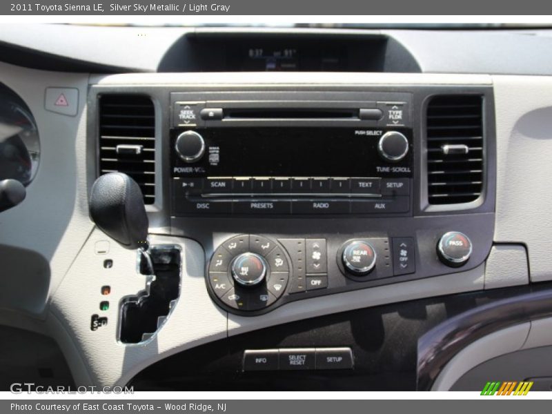 Silver Sky Metallic / Light Gray 2011 Toyota Sienna LE