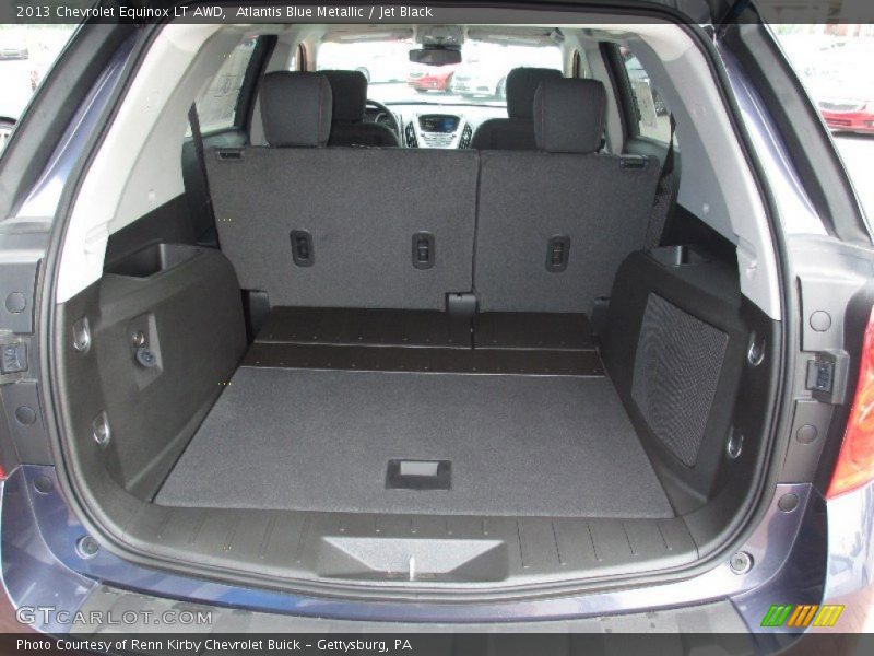 Atlantis Blue Metallic / Jet Black 2013 Chevrolet Equinox LT AWD