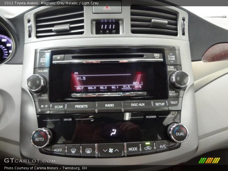 Magnetic Gray Metallic / Light Gray 2011 Toyota Avalon