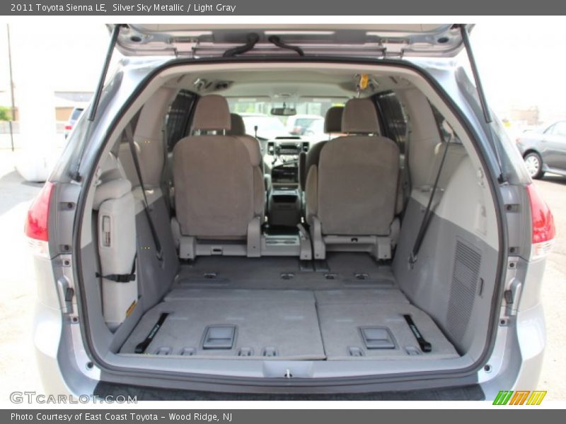 Silver Sky Metallic / Light Gray 2011 Toyota Sienna LE