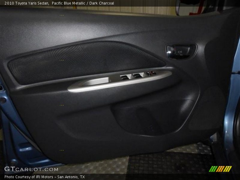 Pacific Blue Metallic / Dark Charcoal 2010 Toyota Yaris Sedan