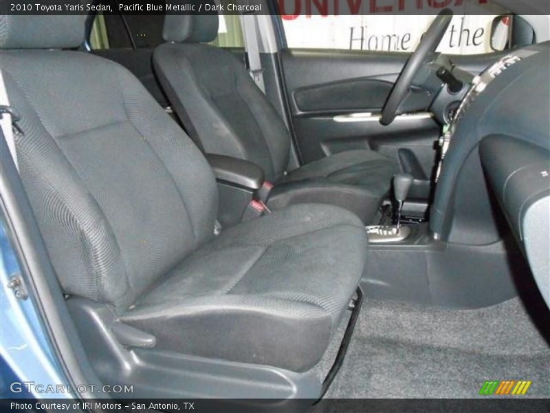 Pacific Blue Metallic / Dark Charcoal 2010 Toyota Yaris Sedan