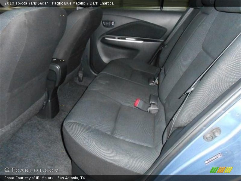 Pacific Blue Metallic / Dark Charcoal 2010 Toyota Yaris Sedan