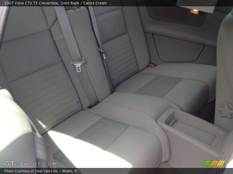 Solid Black / Calcite Cream 2007 Volvo C70 T5 Convertible