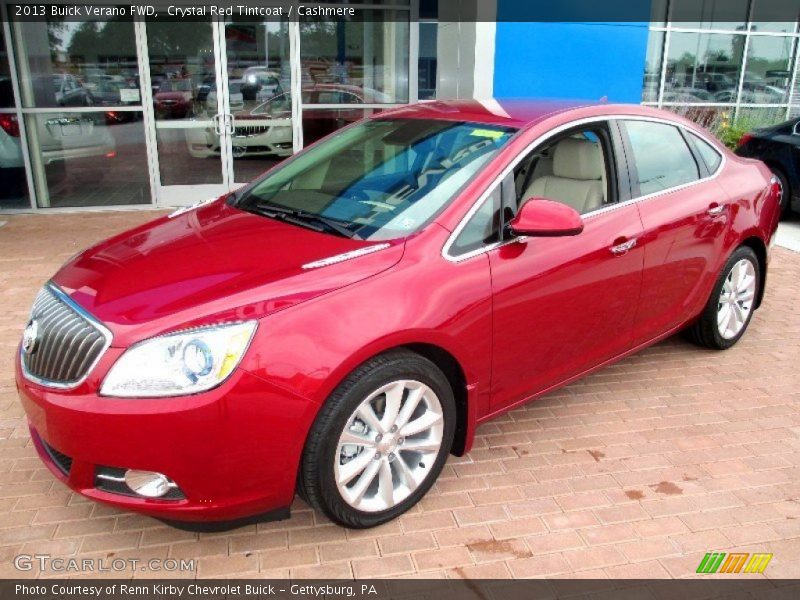 Crystal Red Tintcoat / Cashmere 2013 Buick Verano FWD
