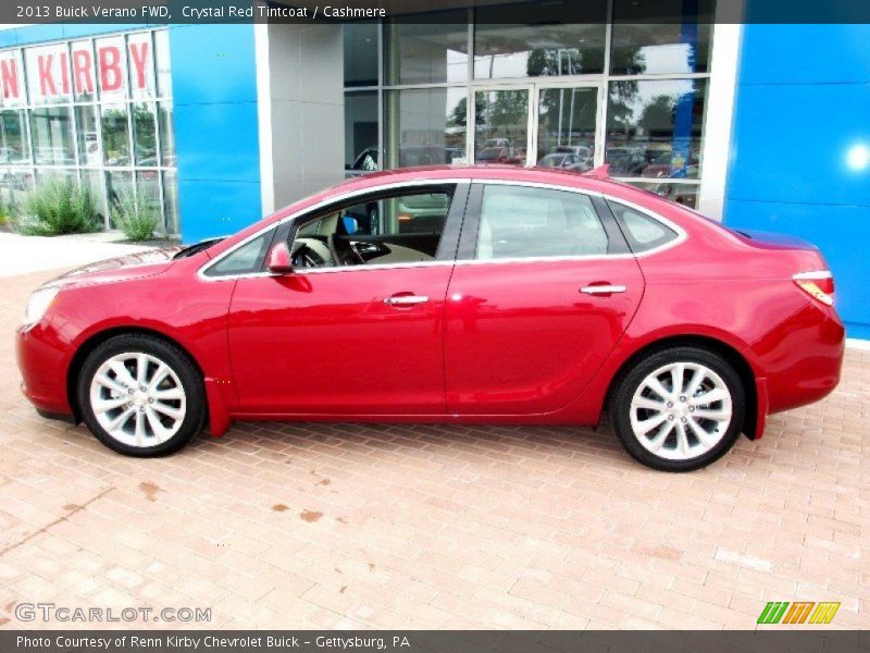 Crystal Red Tintcoat / Cashmere 2013 Buick Verano FWD