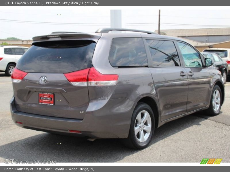 Predawn Gray Mica / Light Gray 2011 Toyota Sienna LE