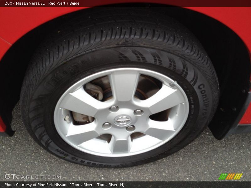 Red Alert / Beige 2007 Nissan Versa SL