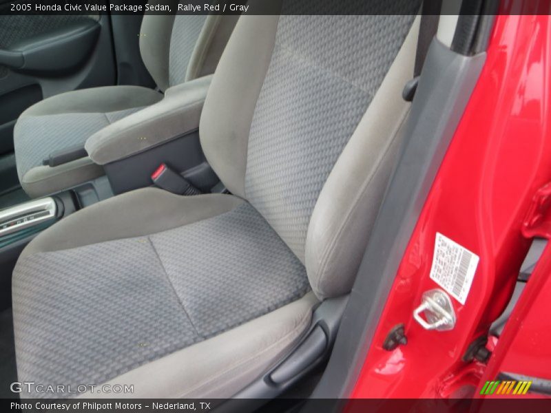 Rallye Red / Gray 2005 Honda Civic Value Package Sedan
