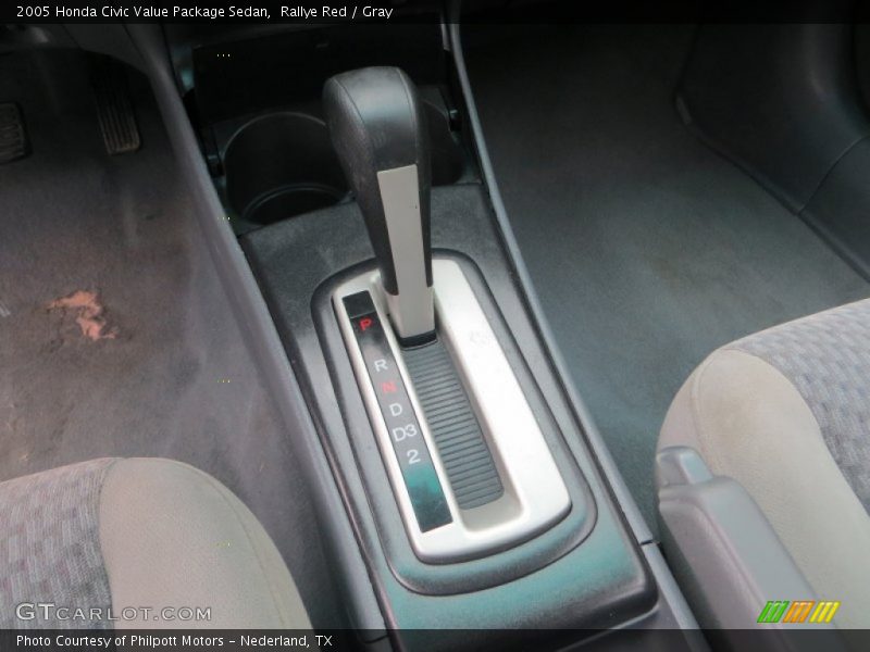 Rallye Red / Gray 2005 Honda Civic Value Package Sedan
