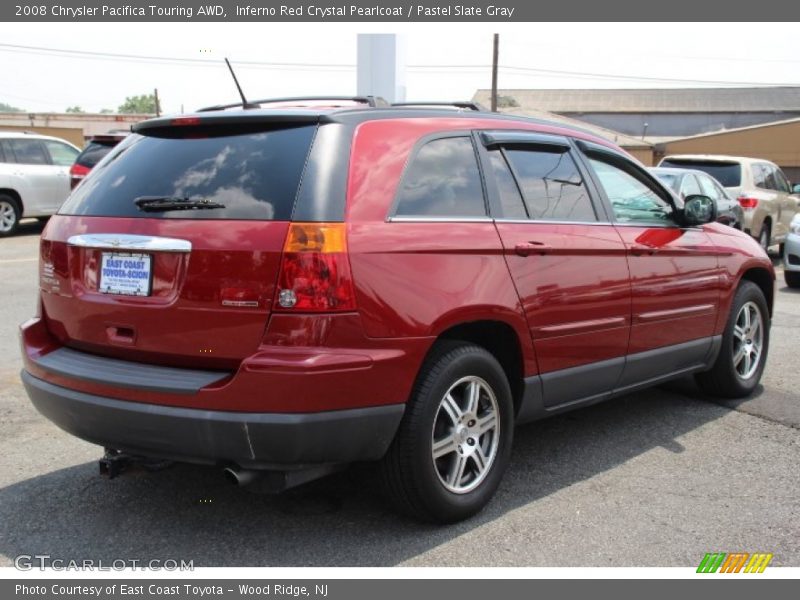 Inferno Red Crystal Pearlcoat / Pastel Slate Gray 2008 Chrysler Pacifica Touring AWD