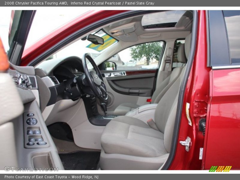 Inferno Red Crystal Pearlcoat / Pastel Slate Gray 2008 Chrysler Pacifica Touring AWD