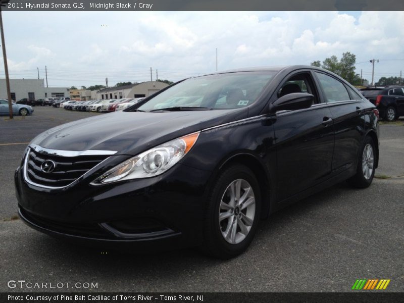 Midnight Black / Gray 2011 Hyundai Sonata GLS
