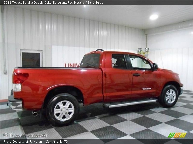 Barcelona Red Metallic / Sand Beige 2012 Toyota Tundra Double Cab