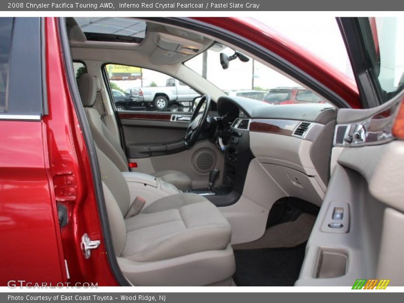 Inferno Red Crystal Pearlcoat / Pastel Slate Gray 2008 Chrysler Pacifica Touring AWD