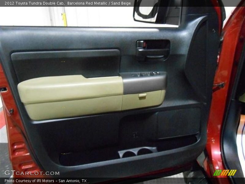 Barcelona Red Metallic / Sand Beige 2012 Toyota Tundra Double Cab
