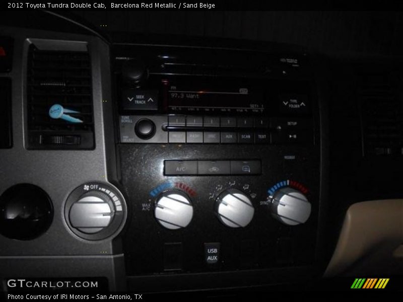 Barcelona Red Metallic / Sand Beige 2012 Toyota Tundra Double Cab