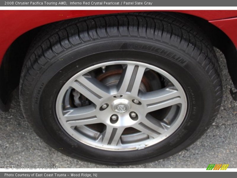Inferno Red Crystal Pearlcoat / Pastel Slate Gray 2008 Chrysler Pacifica Touring AWD