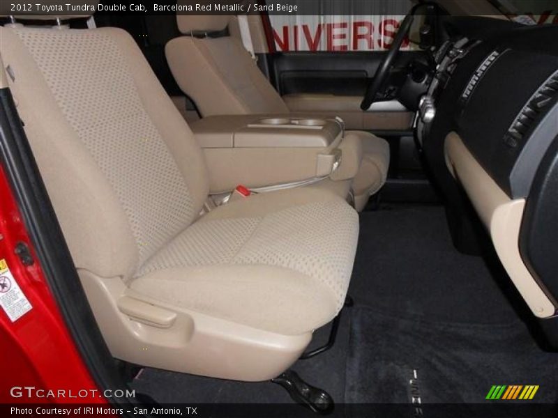 Barcelona Red Metallic / Sand Beige 2012 Toyota Tundra Double Cab