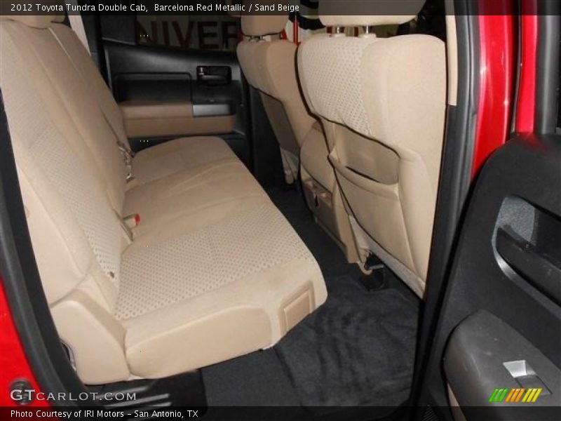 Barcelona Red Metallic / Sand Beige 2012 Toyota Tundra Double Cab