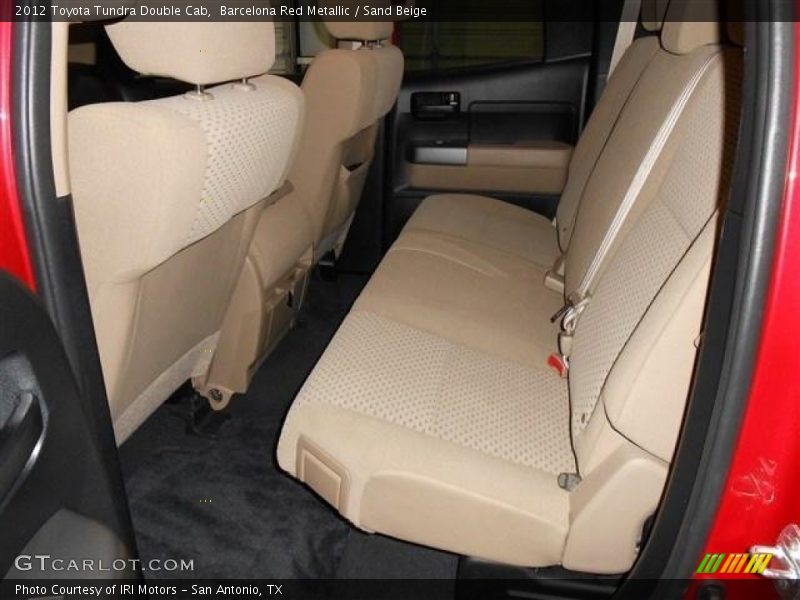 Barcelona Red Metallic / Sand Beige 2012 Toyota Tundra Double Cab