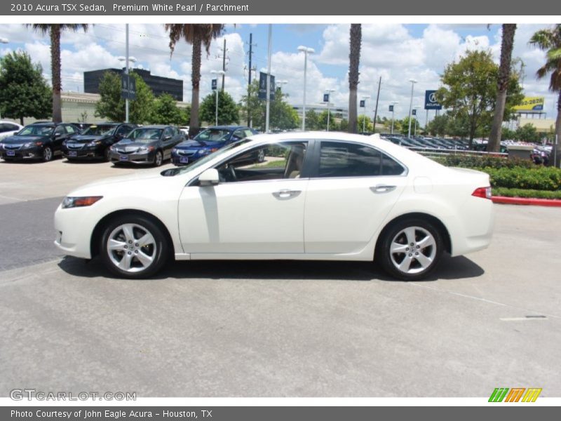 Premium White Pearl / Parchment 2010 Acura TSX Sedan