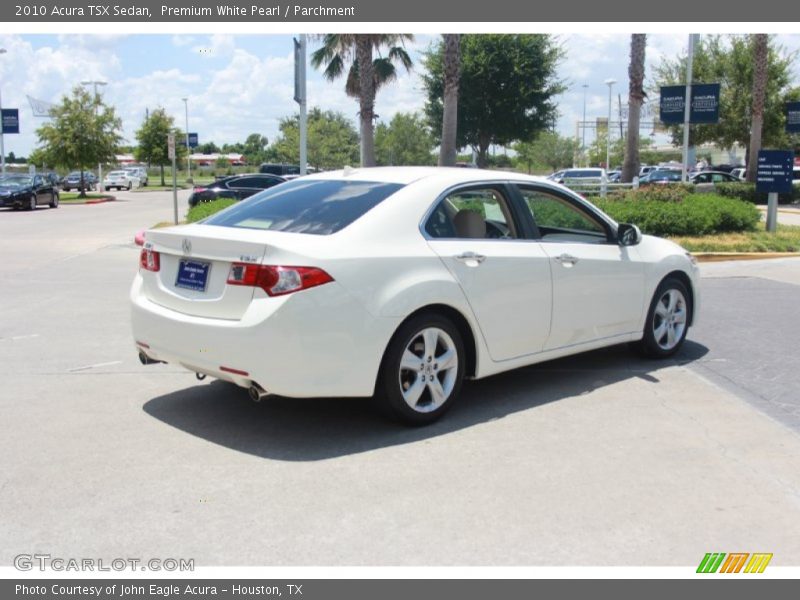 Premium White Pearl / Parchment 2010 Acura TSX Sedan
