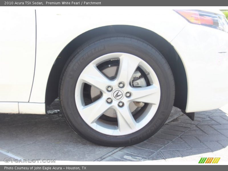 Premium White Pearl / Parchment 2010 Acura TSX Sedan