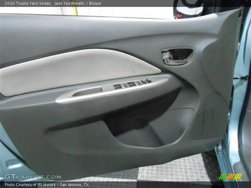Jade Sea Metallic / Bisque 2010 Toyota Yaris Sedan