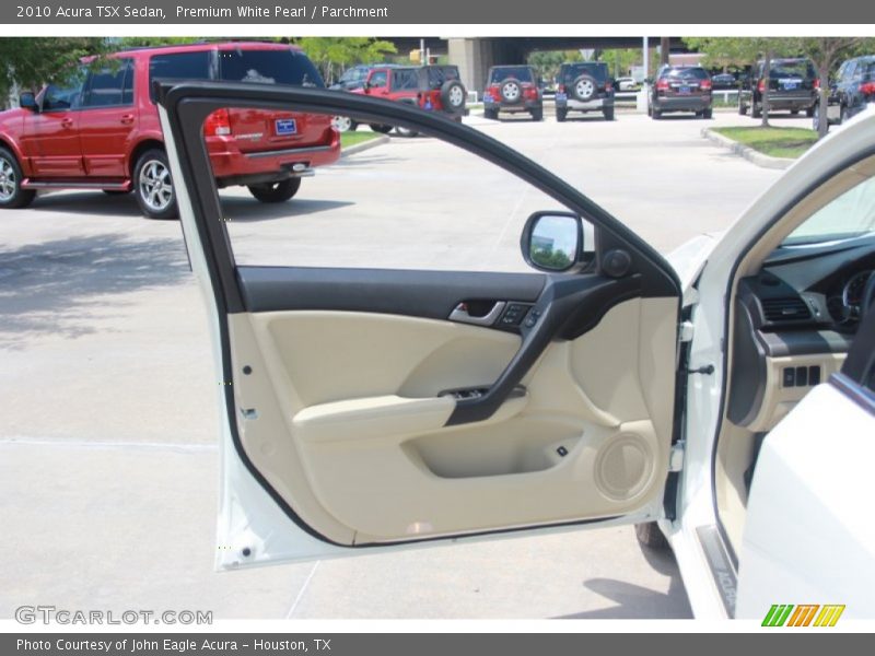 Premium White Pearl / Parchment 2010 Acura TSX Sedan