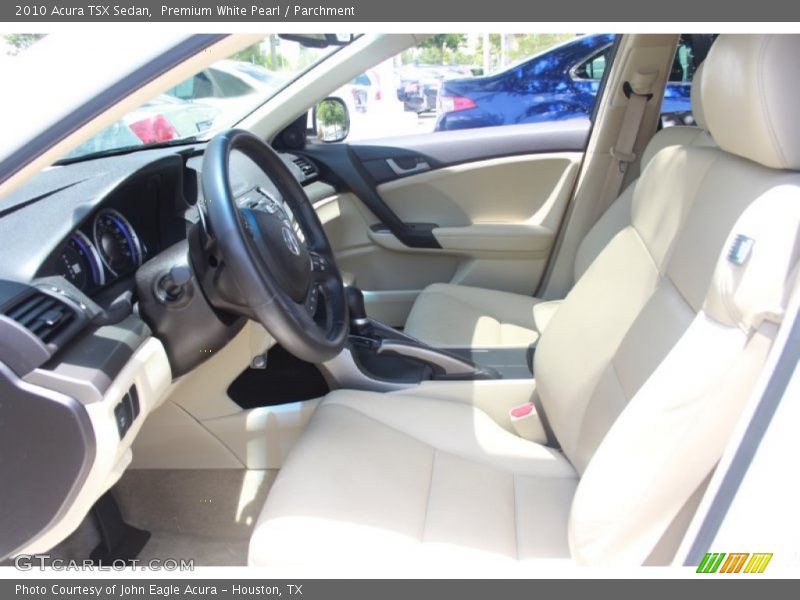 Premium White Pearl / Parchment 2010 Acura TSX Sedan