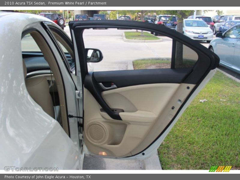 Premium White Pearl / Parchment 2010 Acura TSX Sedan