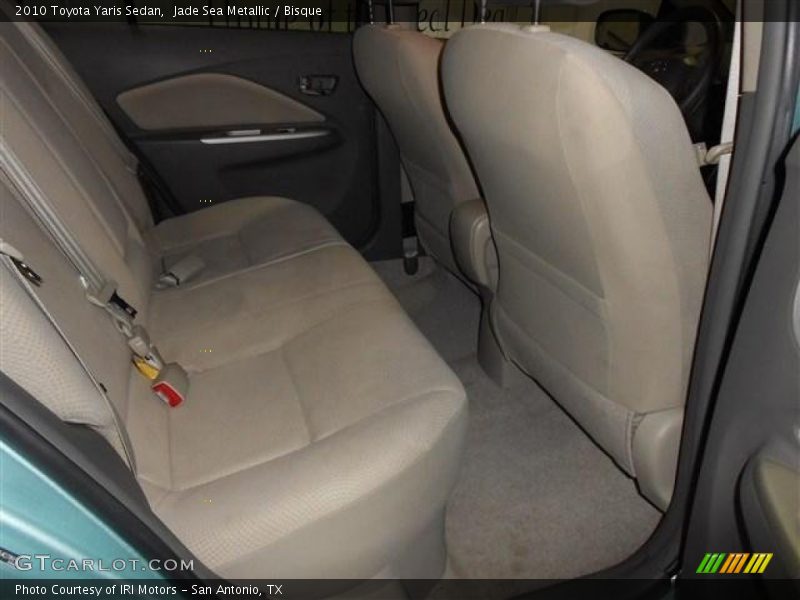 Jade Sea Metallic / Bisque 2010 Toyota Yaris Sedan