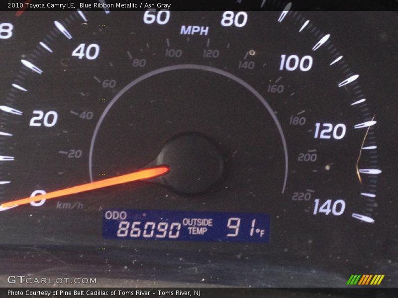 Blue Ribbon Metallic / Ash Gray 2010 Toyota Camry LE