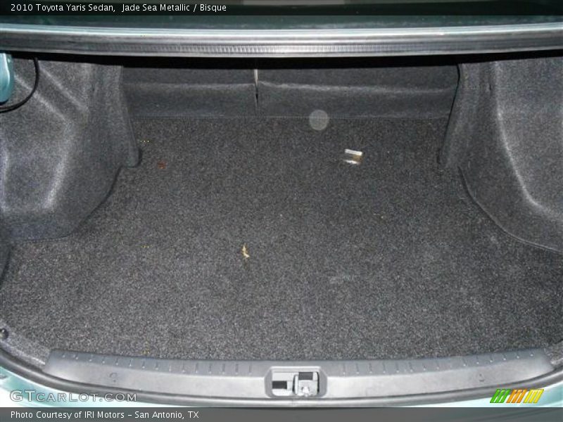 Jade Sea Metallic / Bisque 2010 Toyota Yaris Sedan