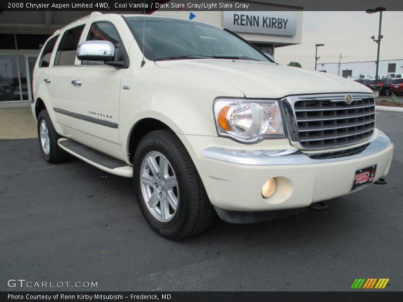 Cool Vanilla / Dark Slate Gray/Light Slate Gray 2008 Chrysler Aspen Limited 4WD
