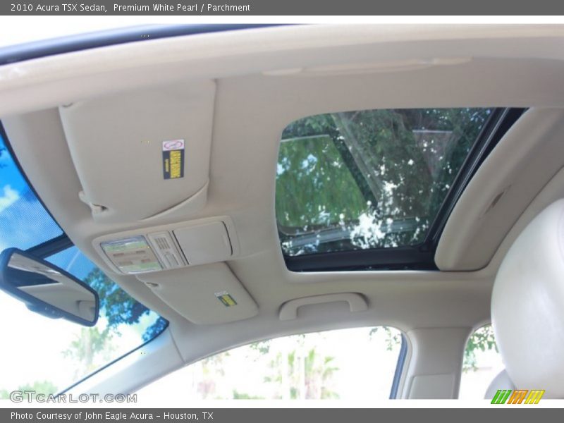 Premium White Pearl / Parchment 2010 Acura TSX Sedan