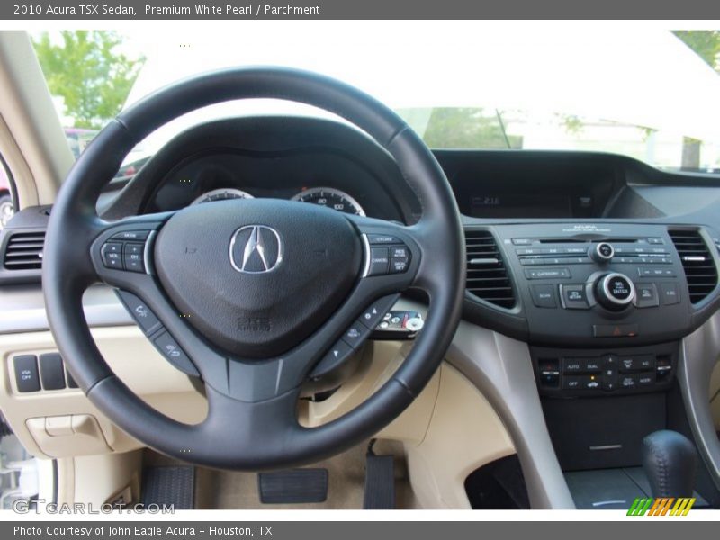 Premium White Pearl / Parchment 2010 Acura TSX Sedan