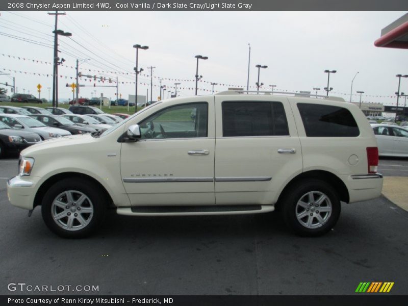 Cool Vanilla / Dark Slate Gray/Light Slate Gray 2008 Chrysler Aspen Limited 4WD