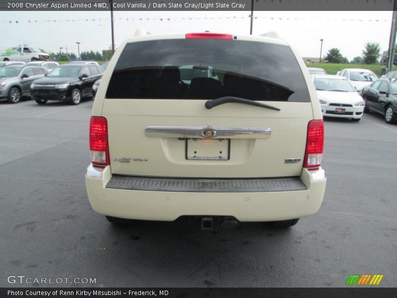 Cool Vanilla / Dark Slate Gray/Light Slate Gray 2008 Chrysler Aspen Limited 4WD